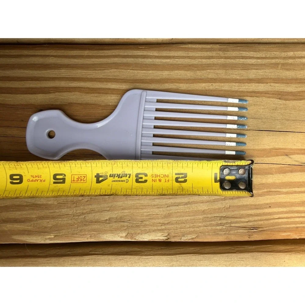 4 Vintage 80s 90s Goody Style Set of Color Dip Pick Hair Lift Comb Picks
